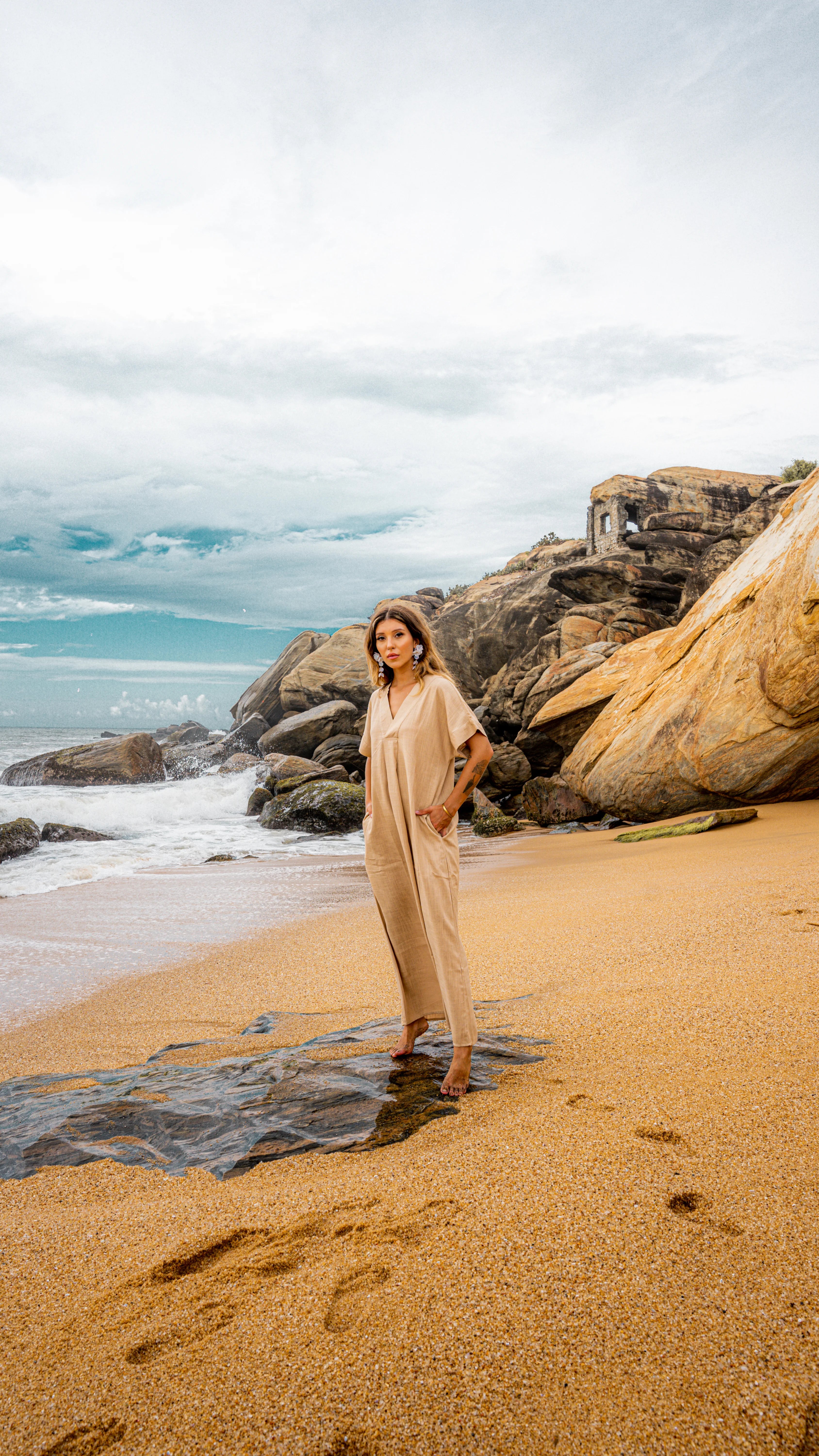 Nola Maxi Linen Dress