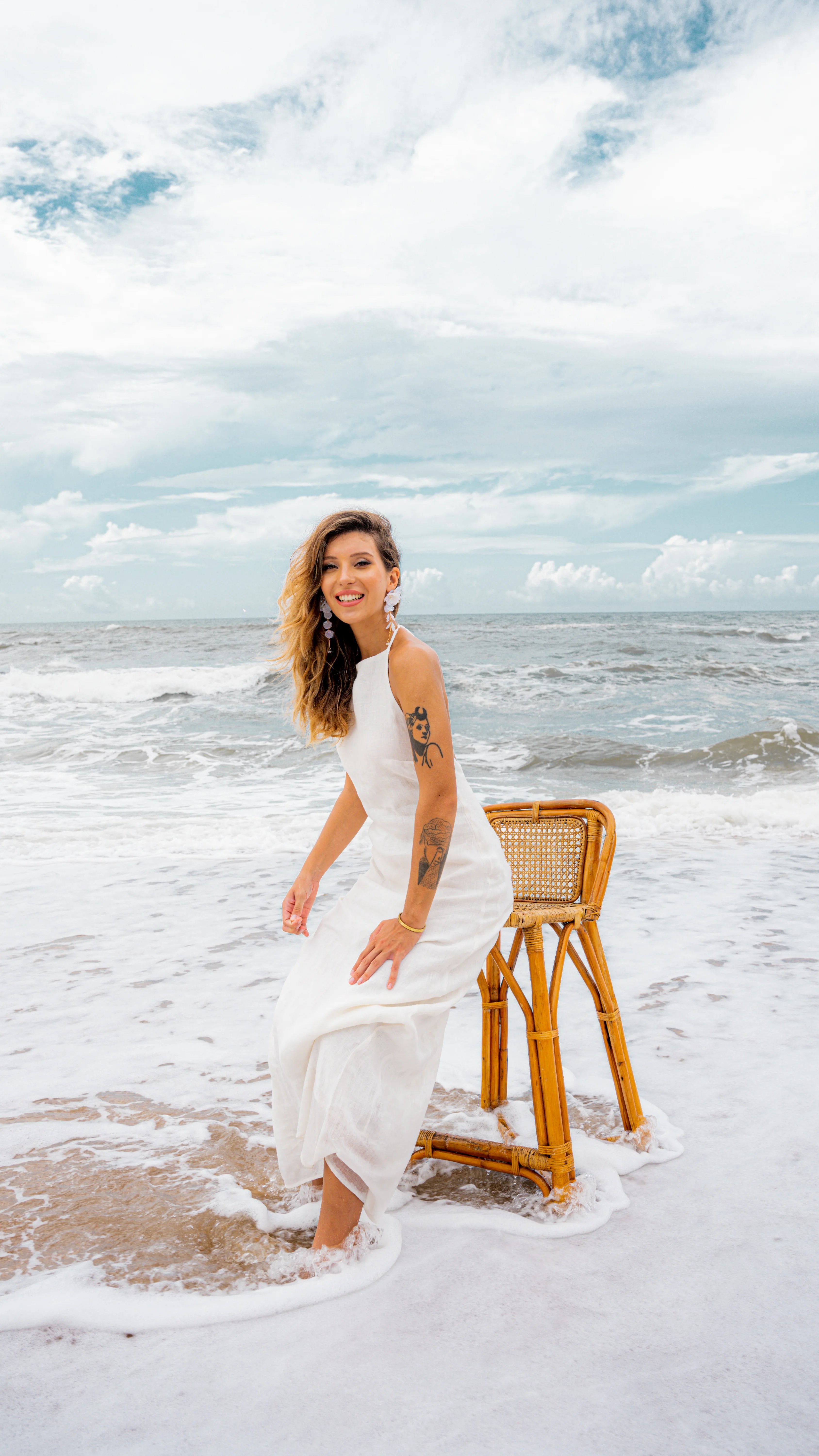 Maia Maxi Linen Dress