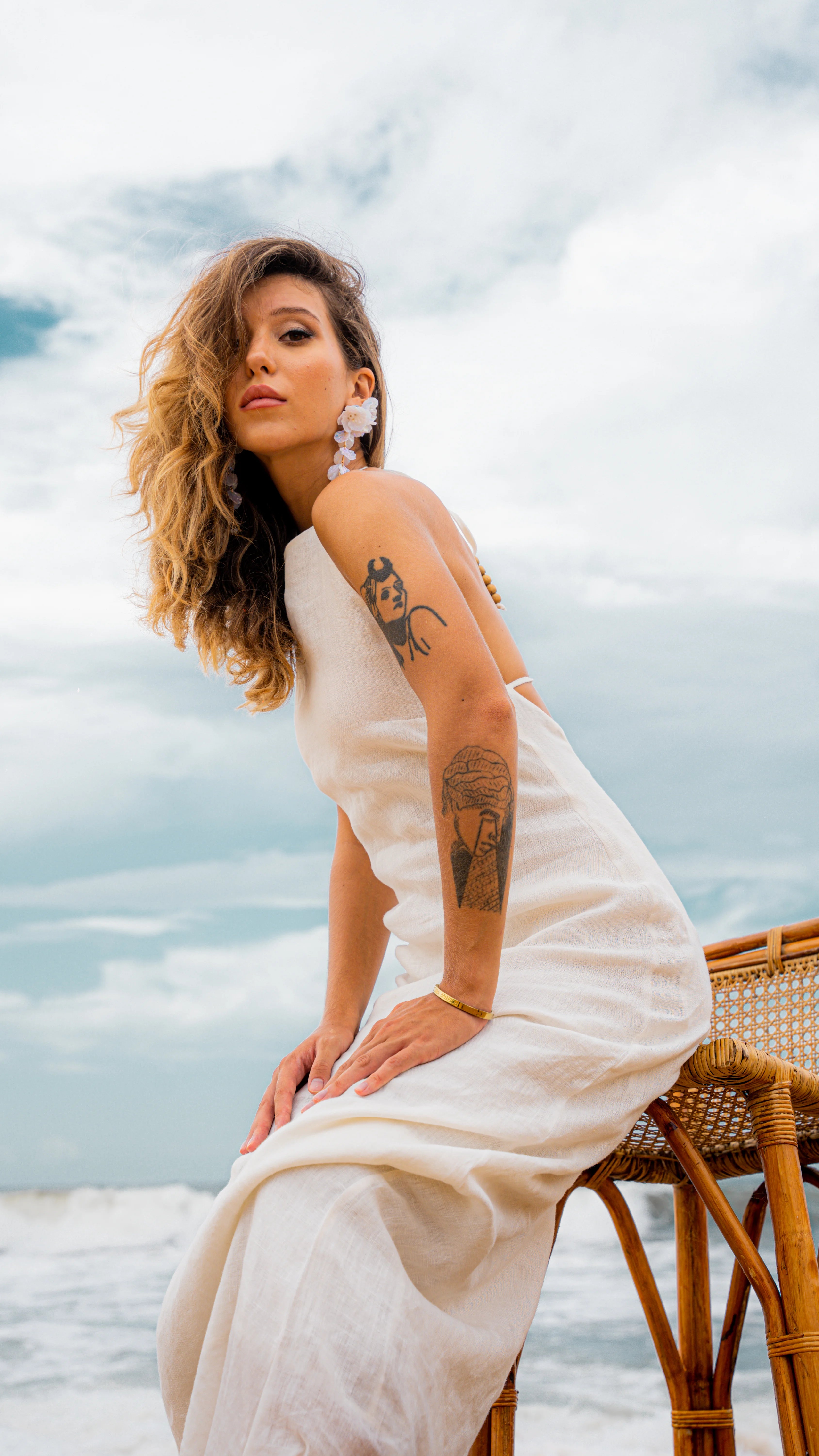 Maia Maxi Linen Dress