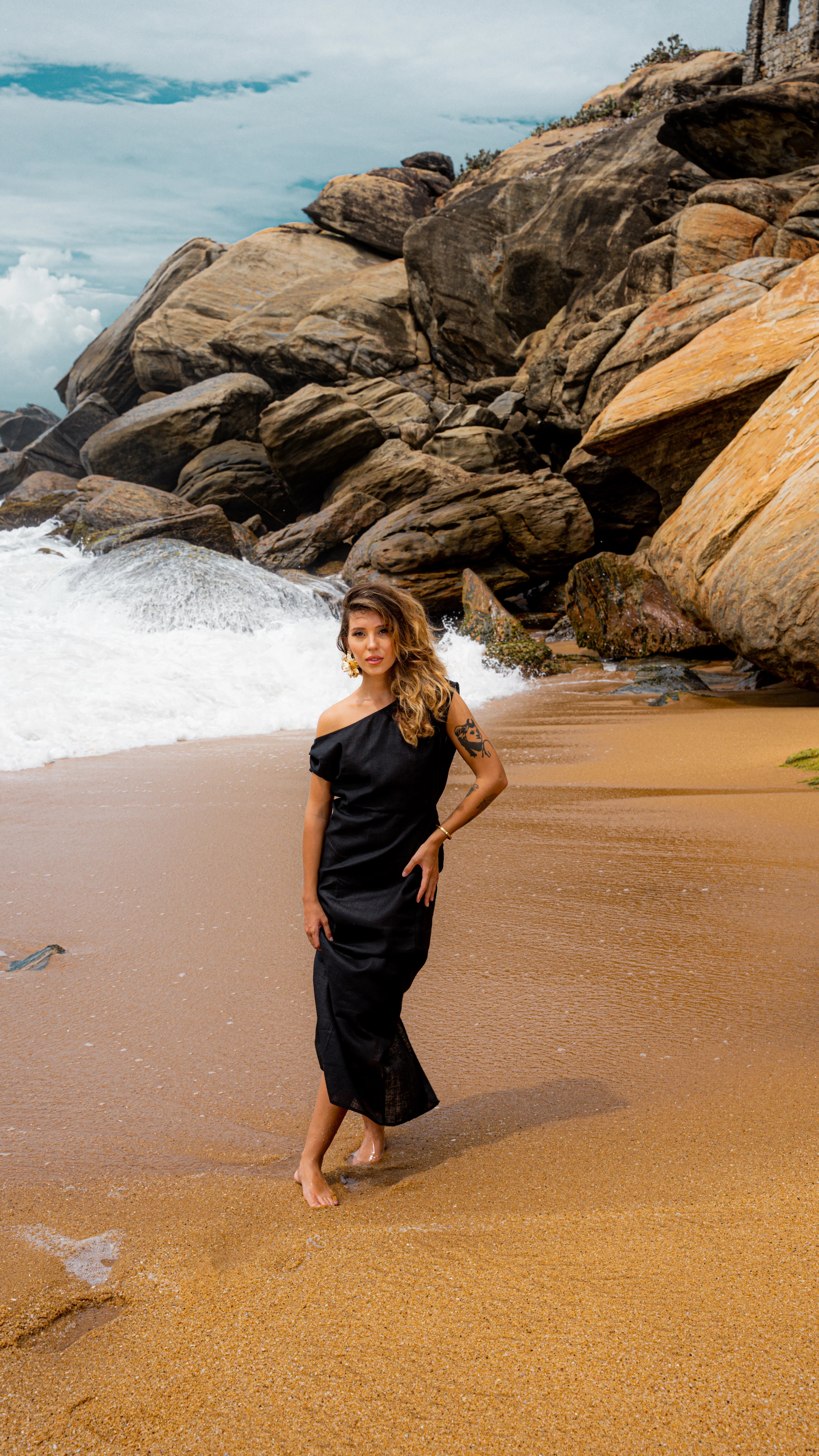 Sienna Maxi Linen Dress