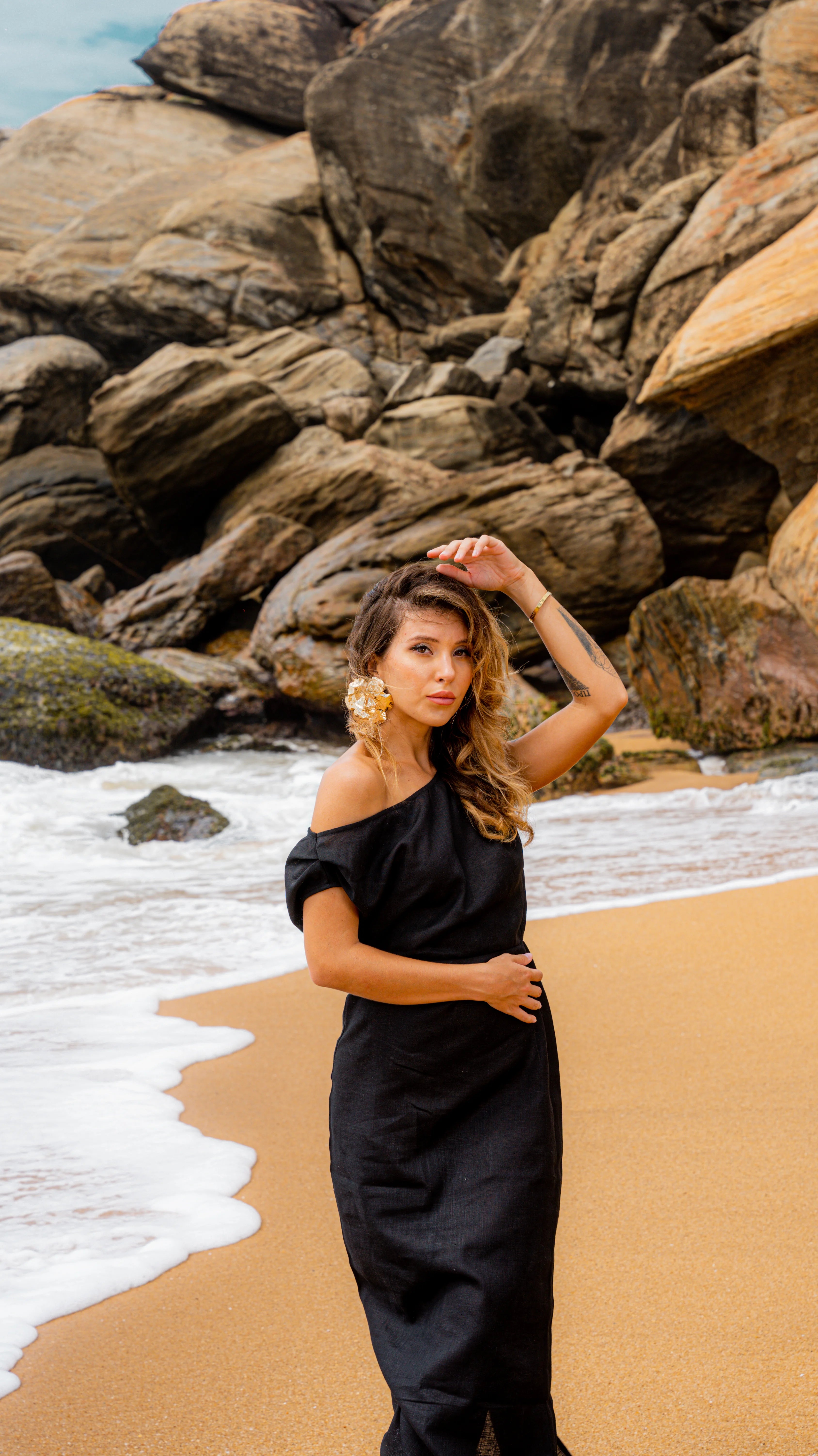 Sienna Maxi Linen Dress