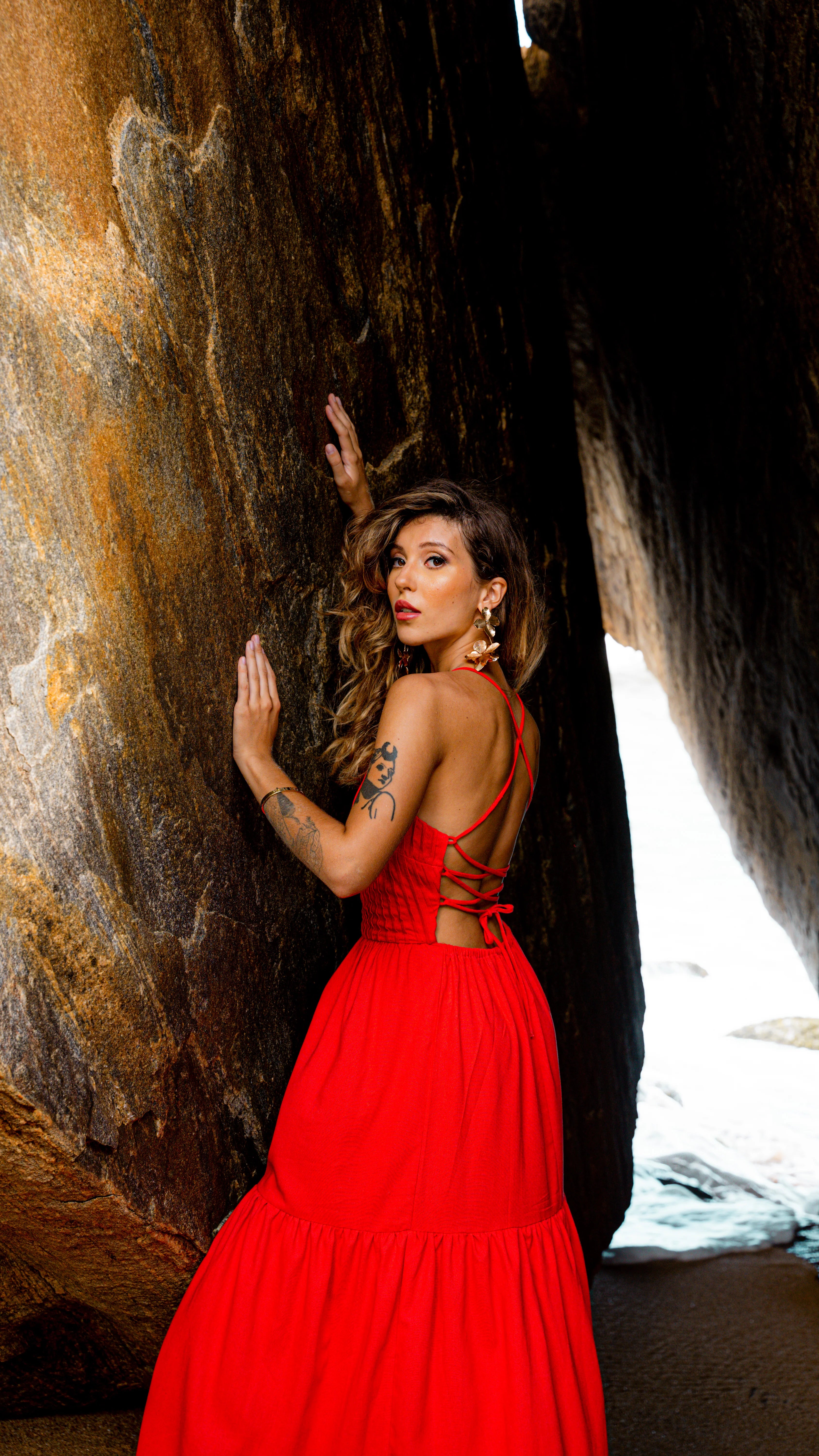 Holly Linen Maxi Dress