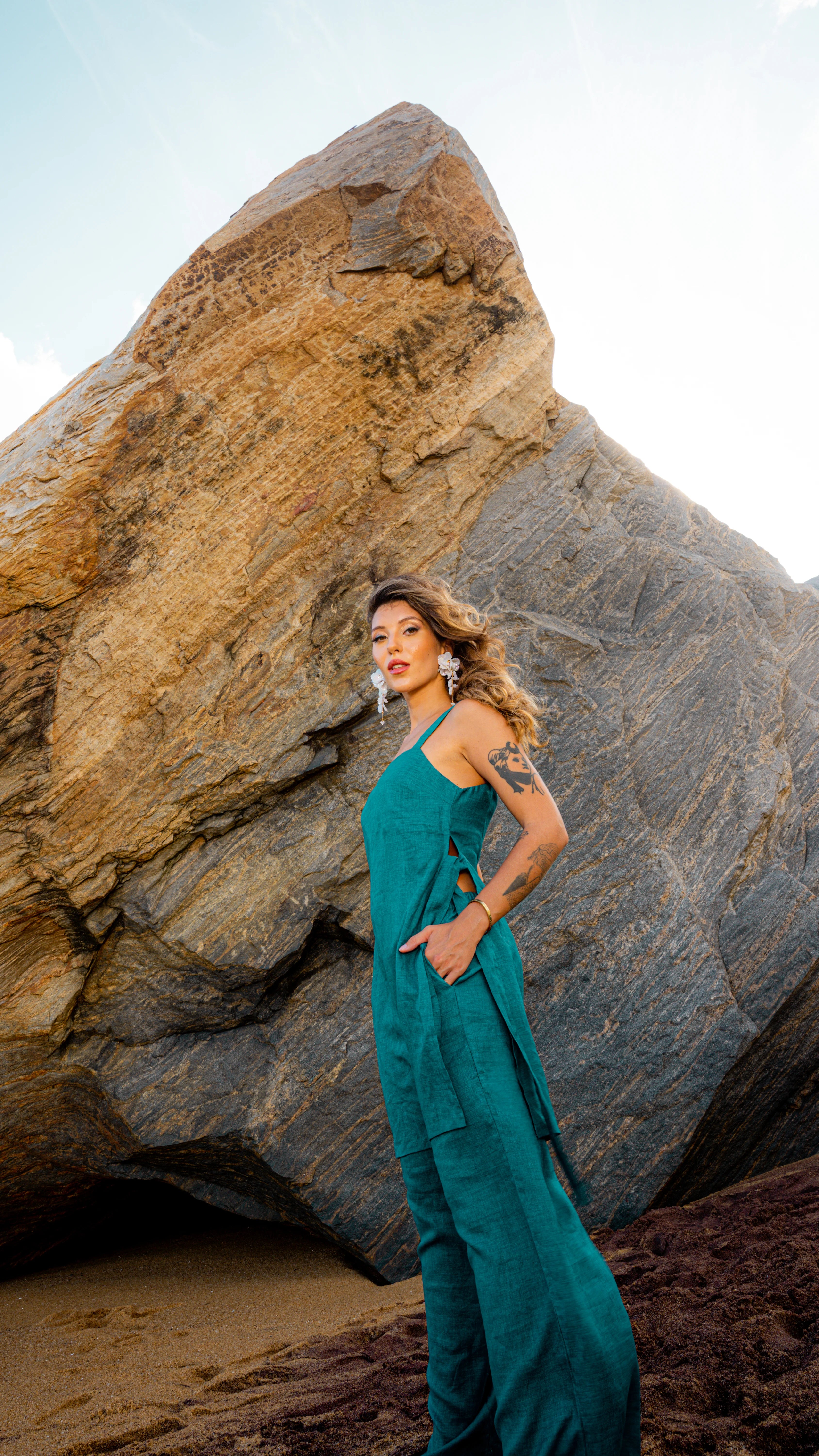 Dahlia Linen Two-Piece Set