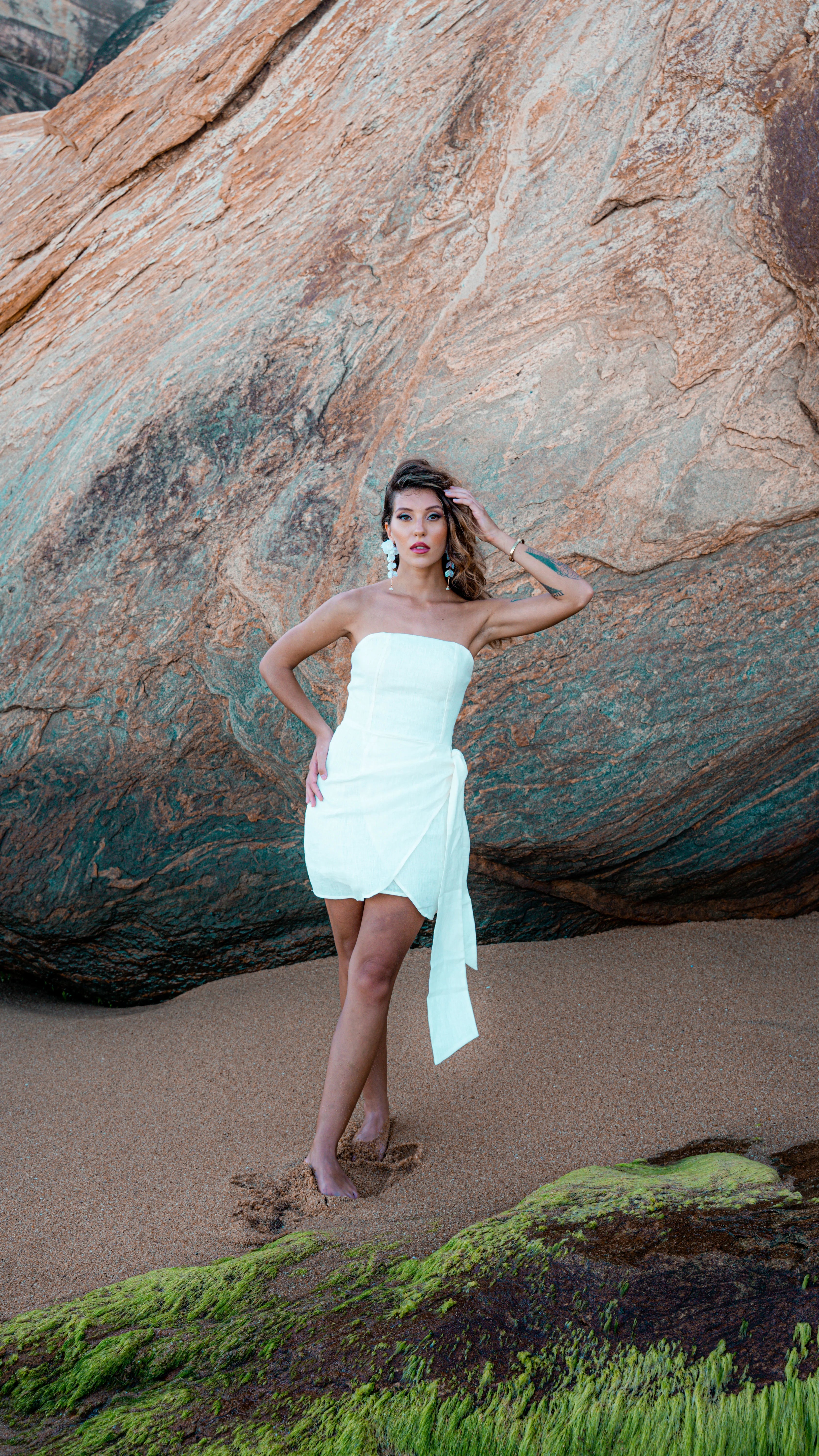 Greta Mini Linen Dress