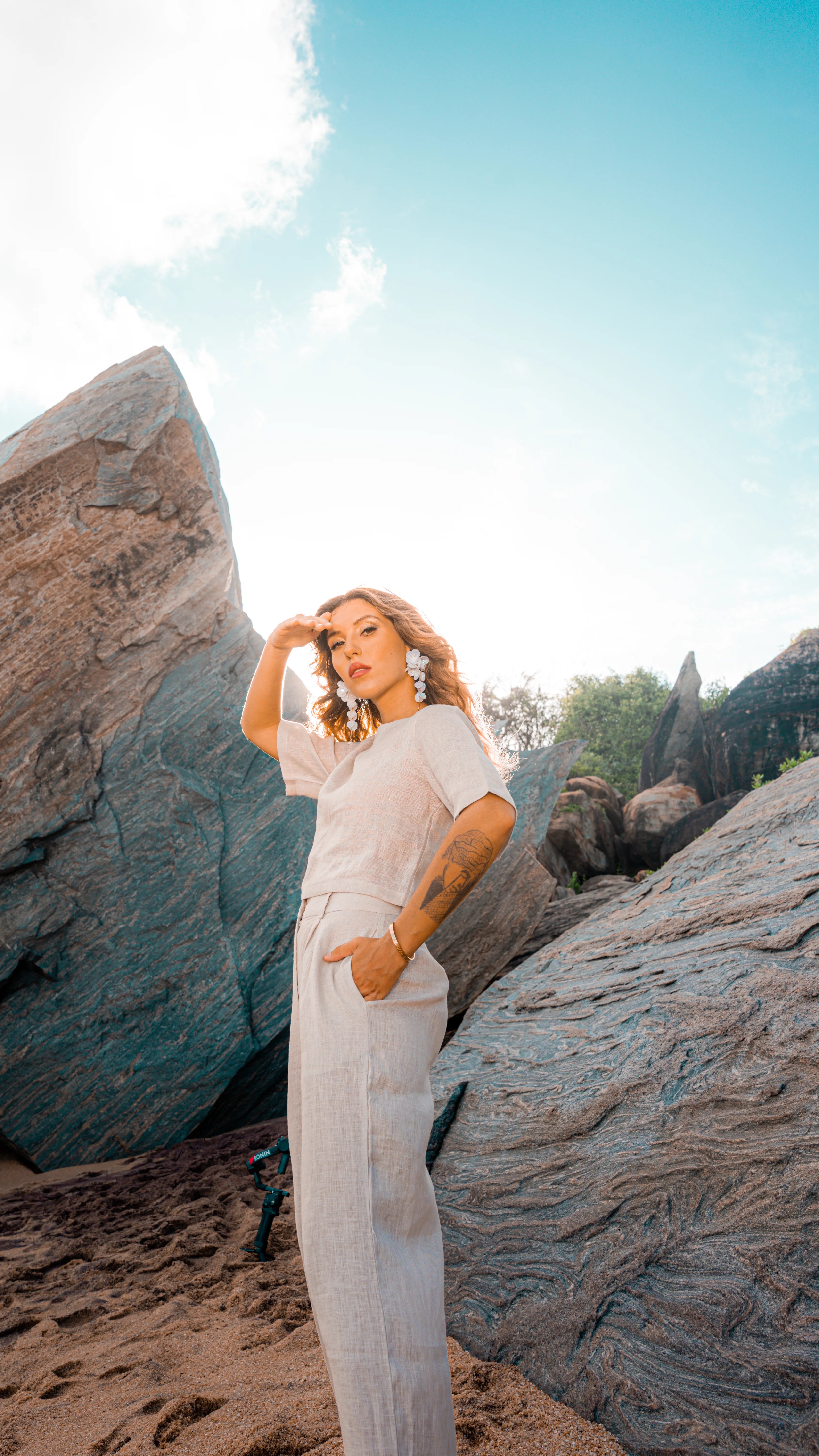 Esme Linen Two-Piece Set