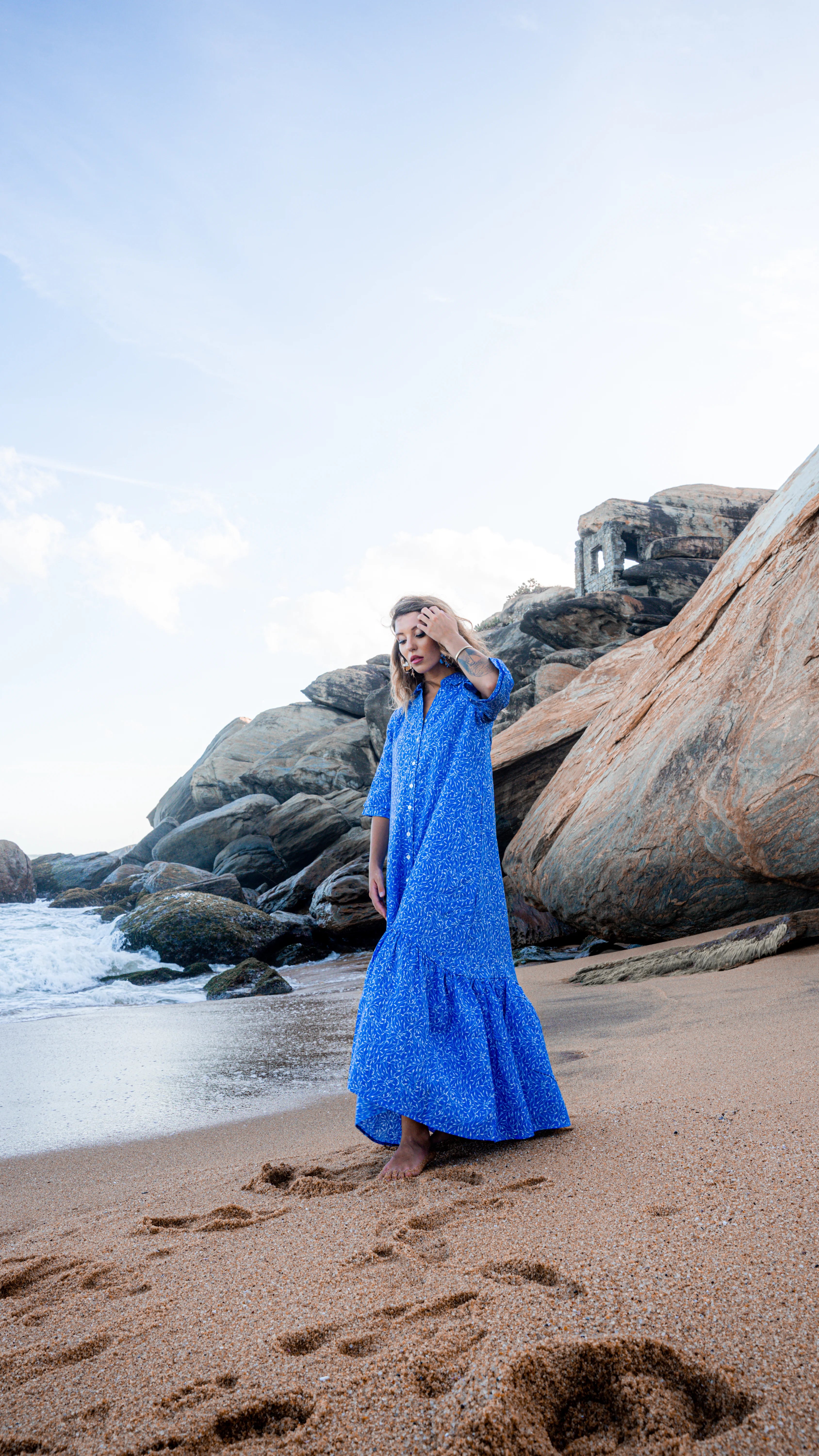 Willow Linen Maxi Dress