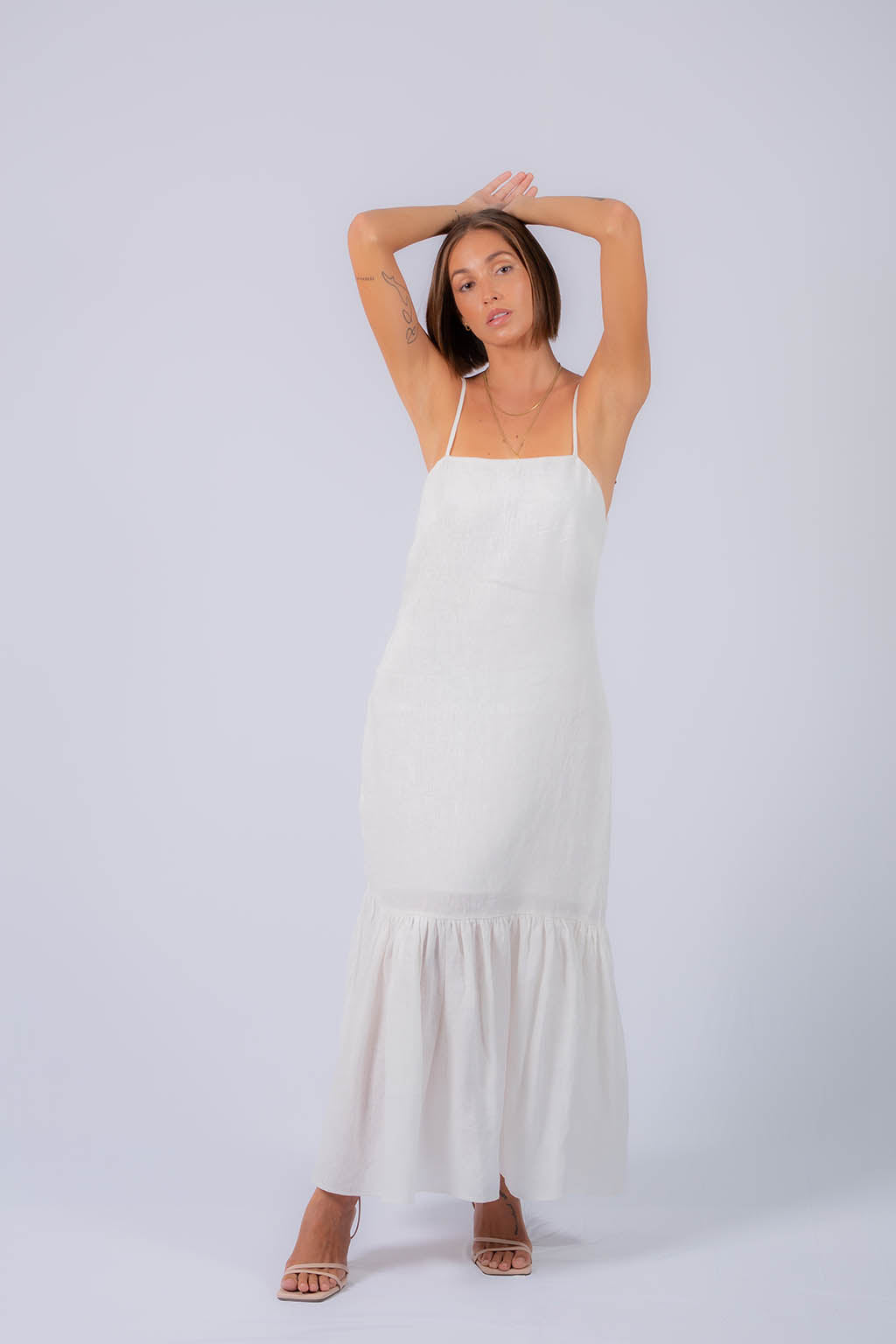 Tatyana Linen Maxi Dress