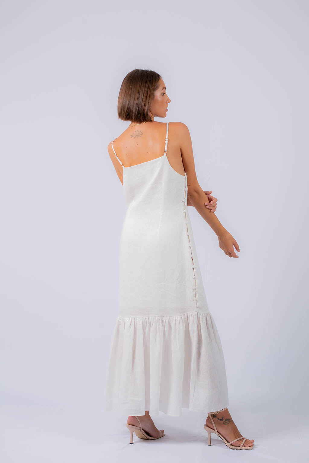 Tatyana Linen Maxi Dress