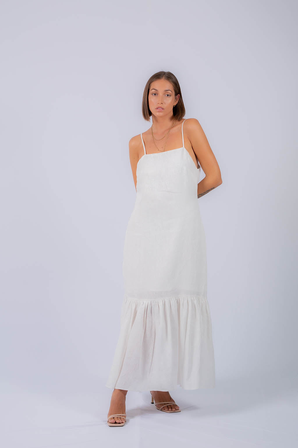 Tatyana Linen Maxi Dress