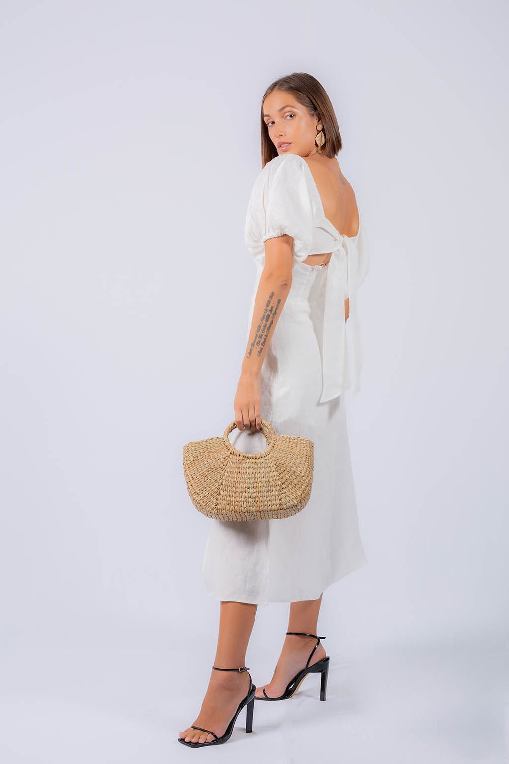 Danny Midi Linen Dress