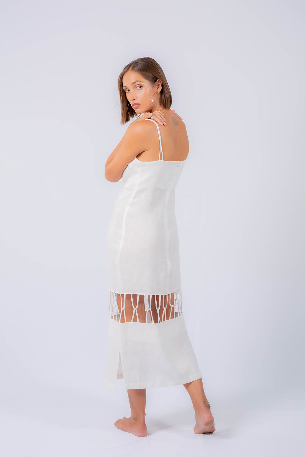 Sofi Linen Midi Dress