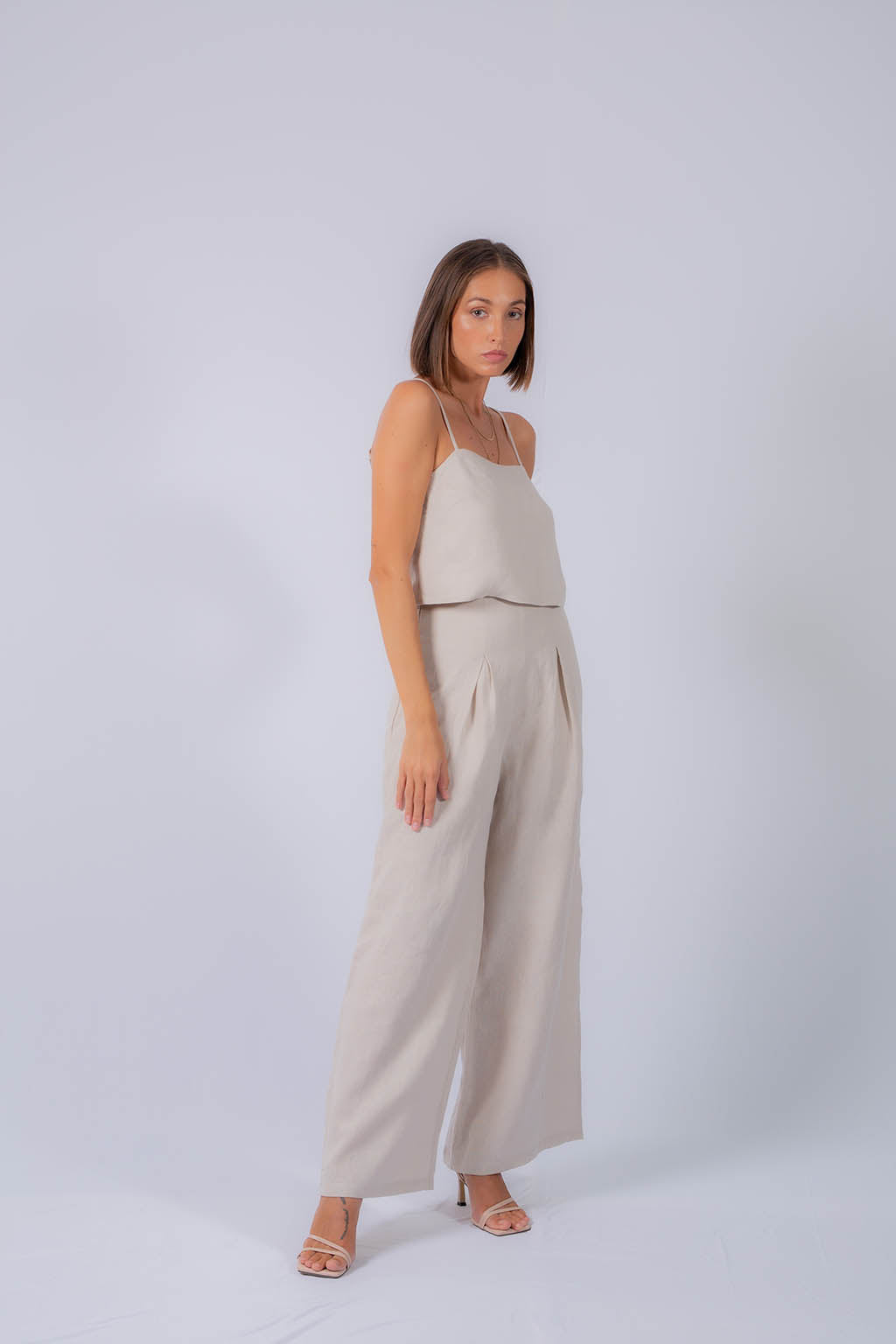 Cleo Two Piece Linen Set