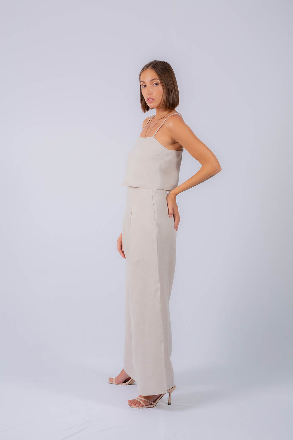 Cleo Two Piece Linen Set