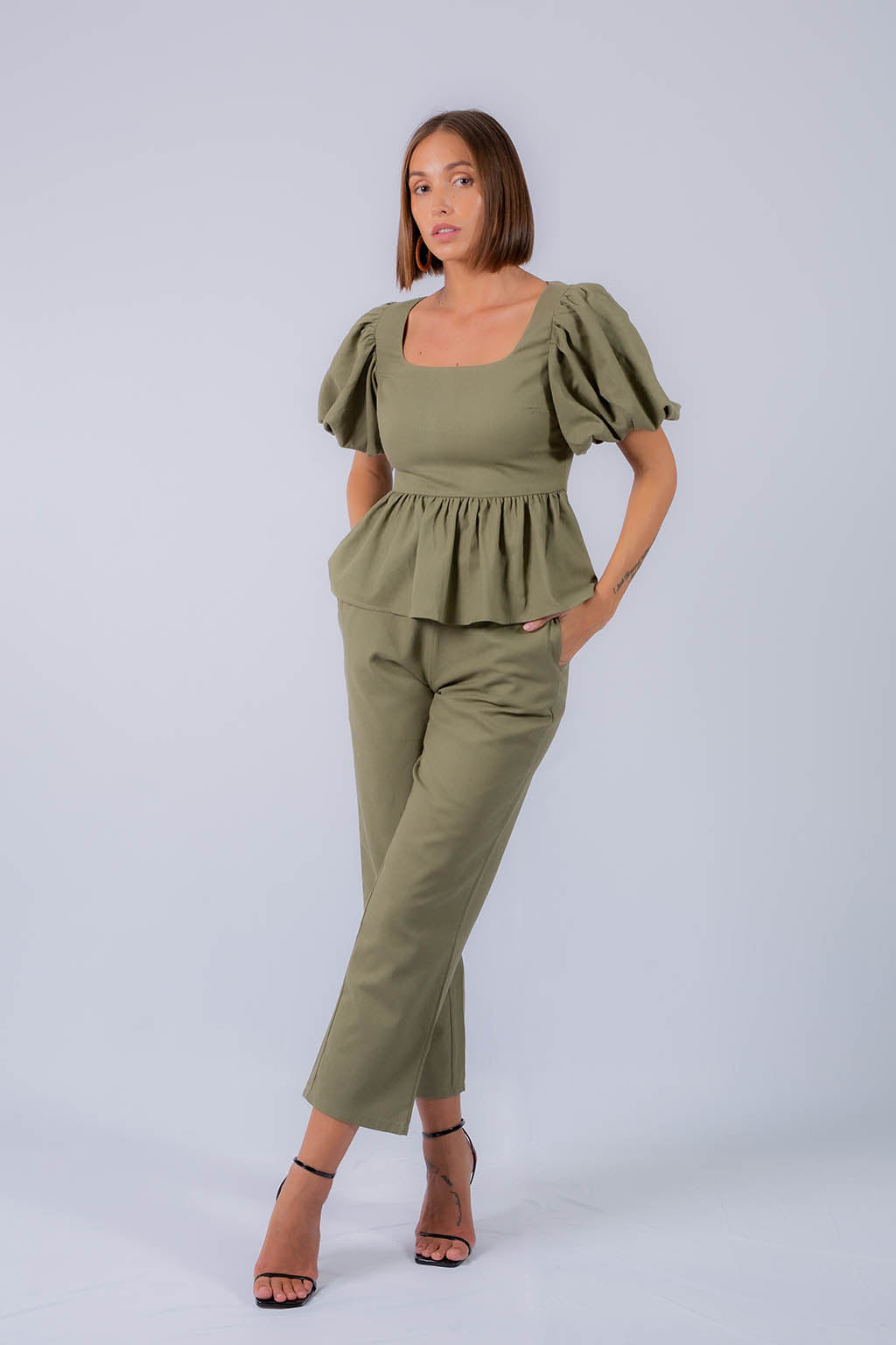 Rhea Linen Two Piece Set