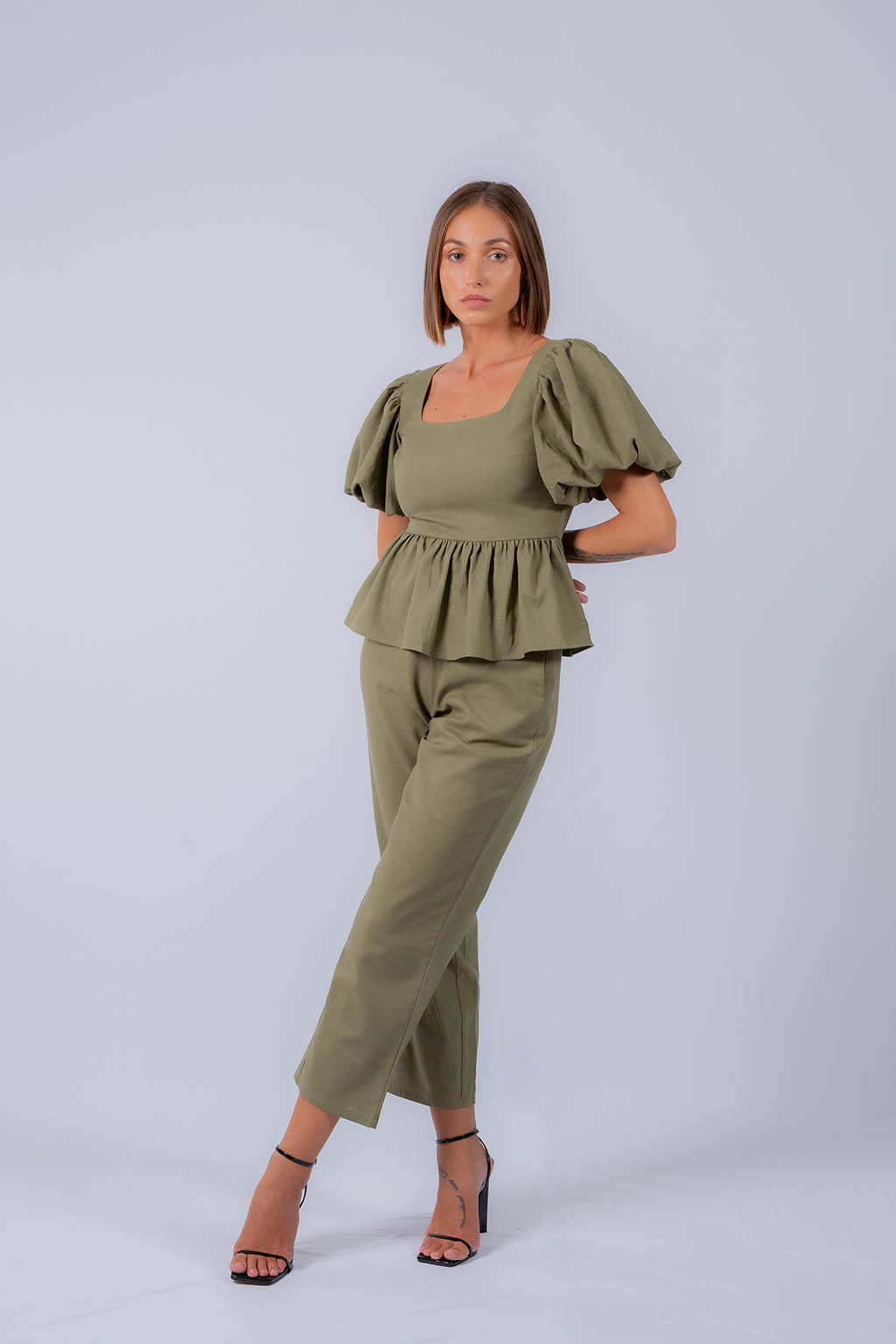 Rhea Linen Two Piece Set