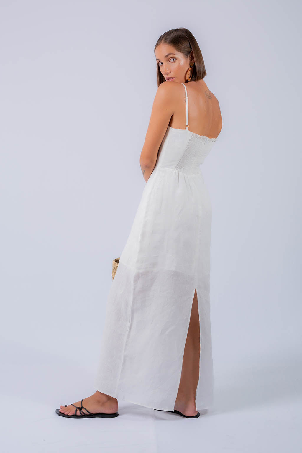 Sasha Linen Maxi Dress