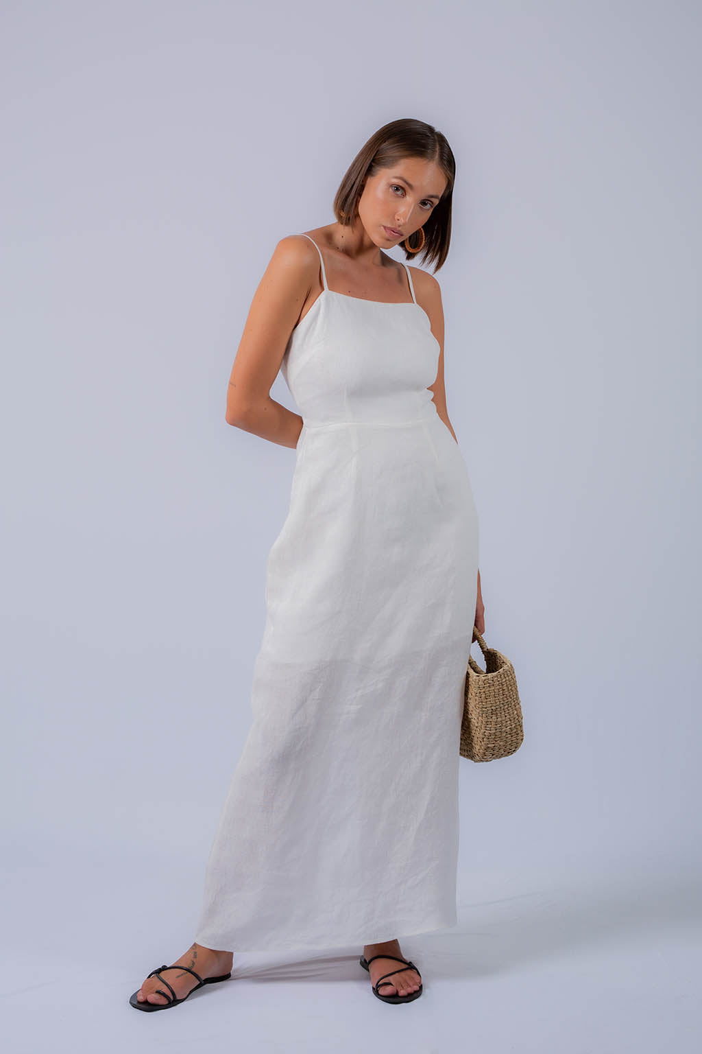 Sasha Linen Maxi Dress