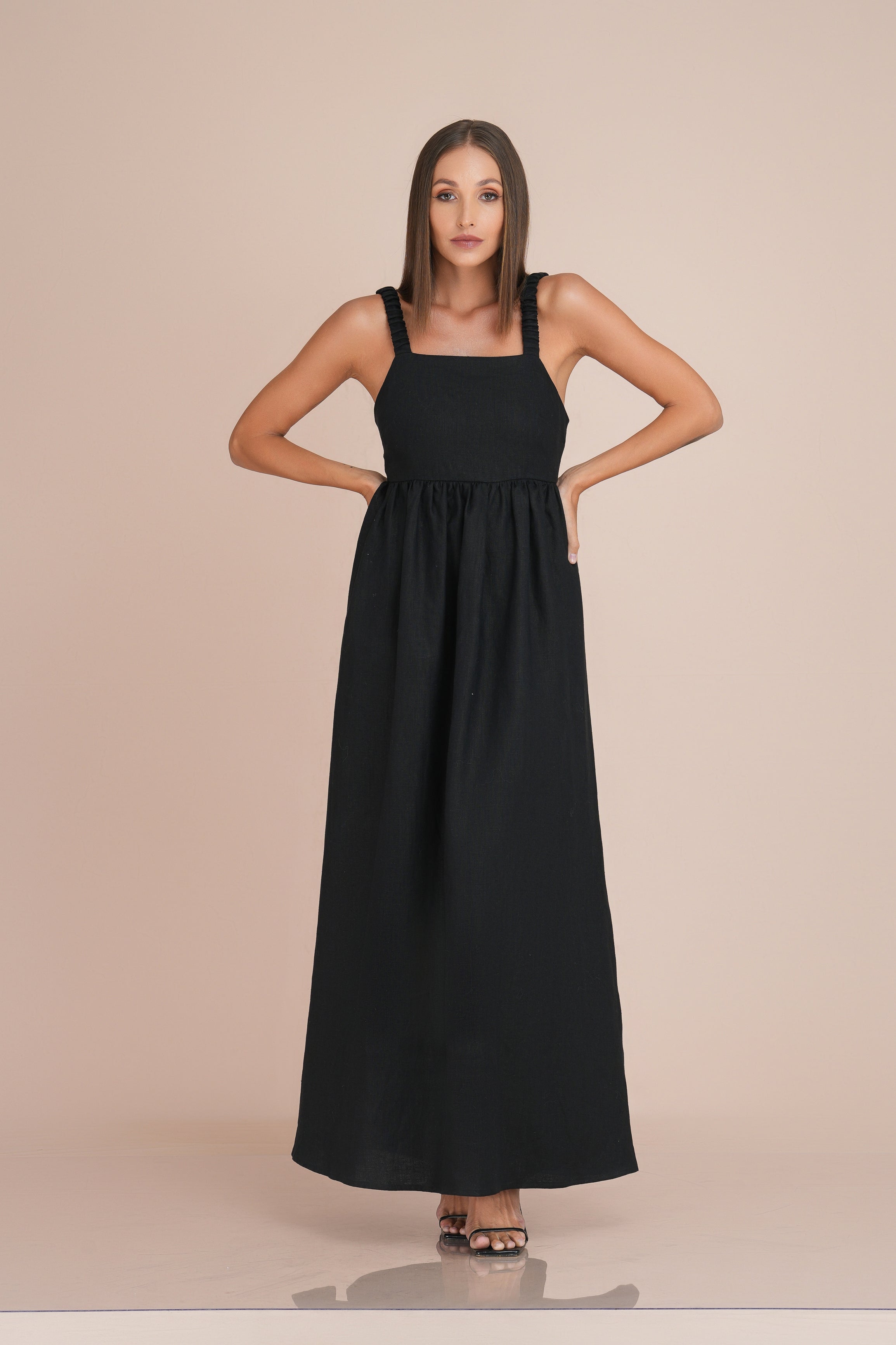 Abigail Linen maxi dress