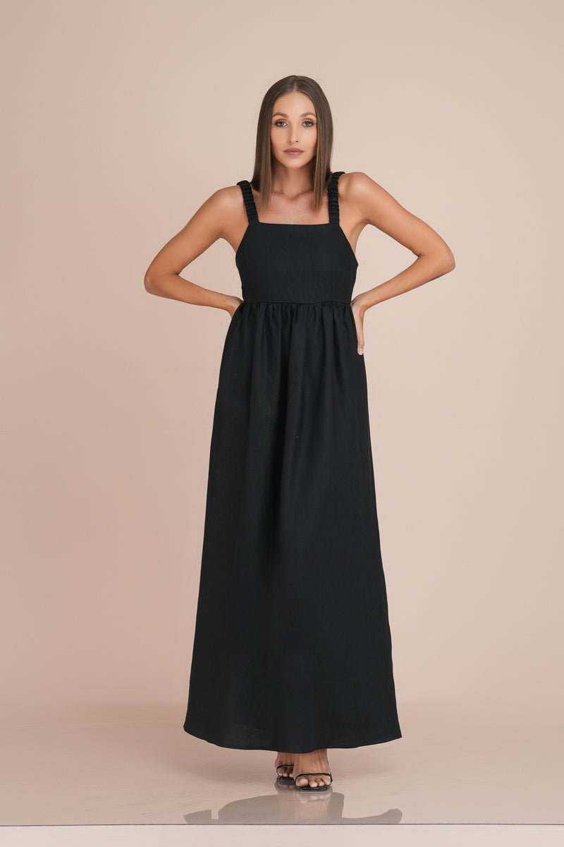 Abigail Linen maxi dress – Ysanne