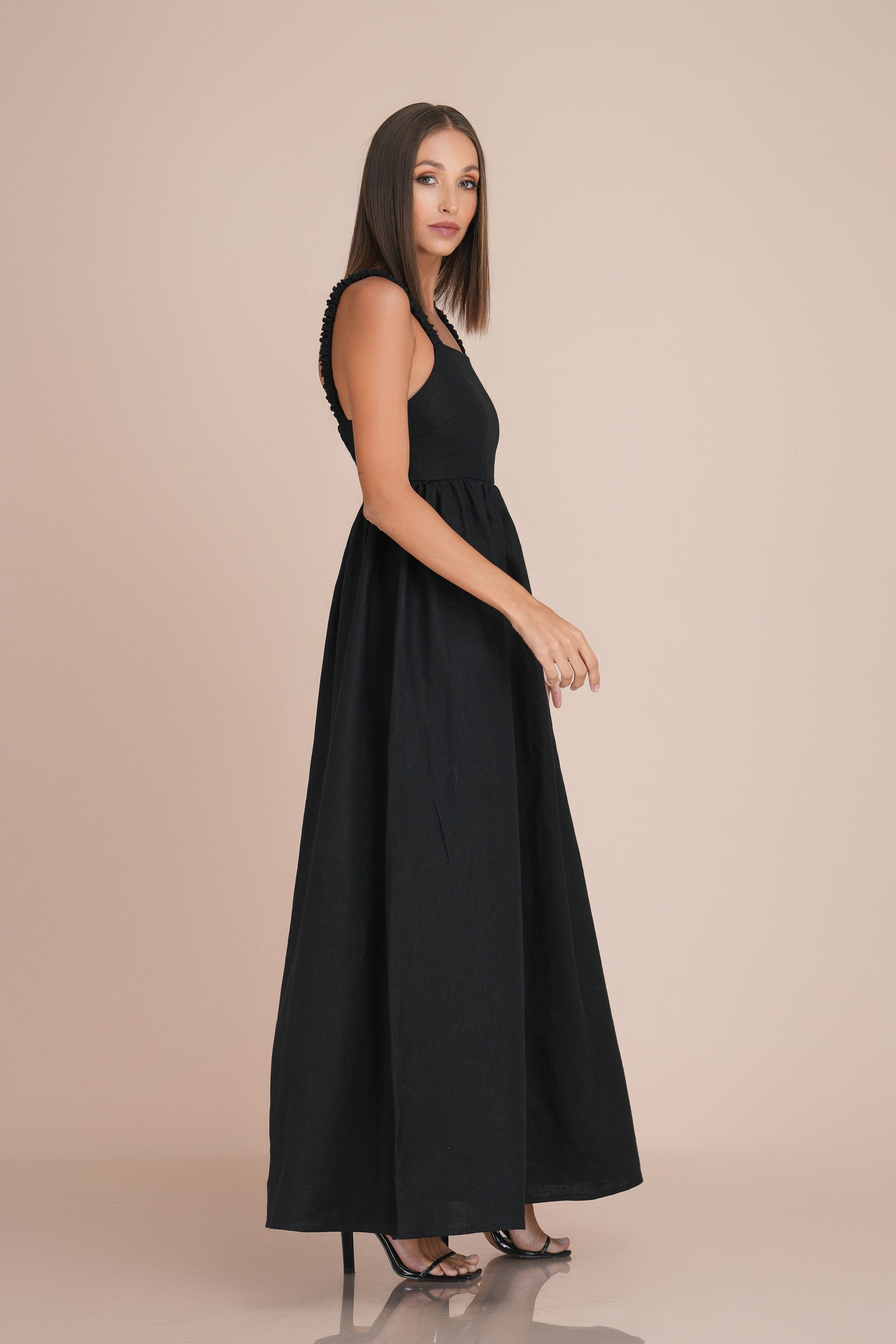 Abigail Linen maxi dress