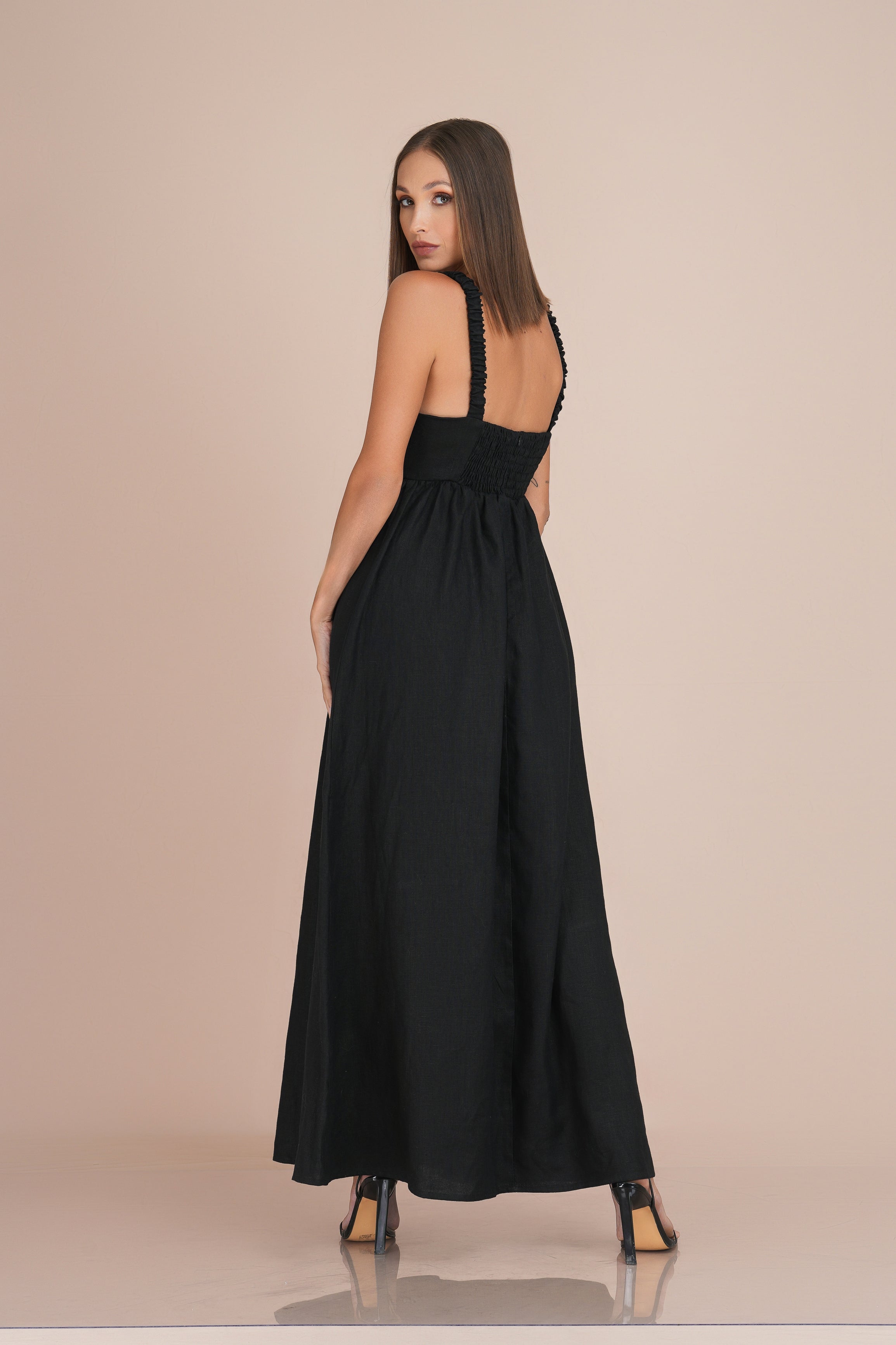 Abigail Linen maxi dress