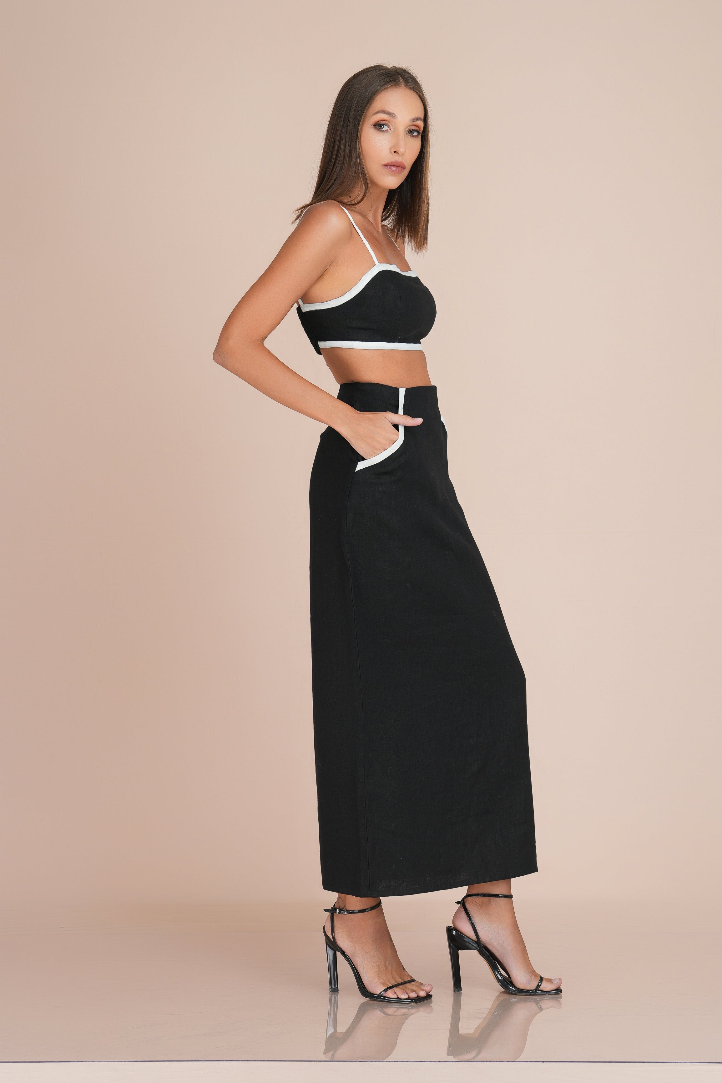 Ellie linen two piece set