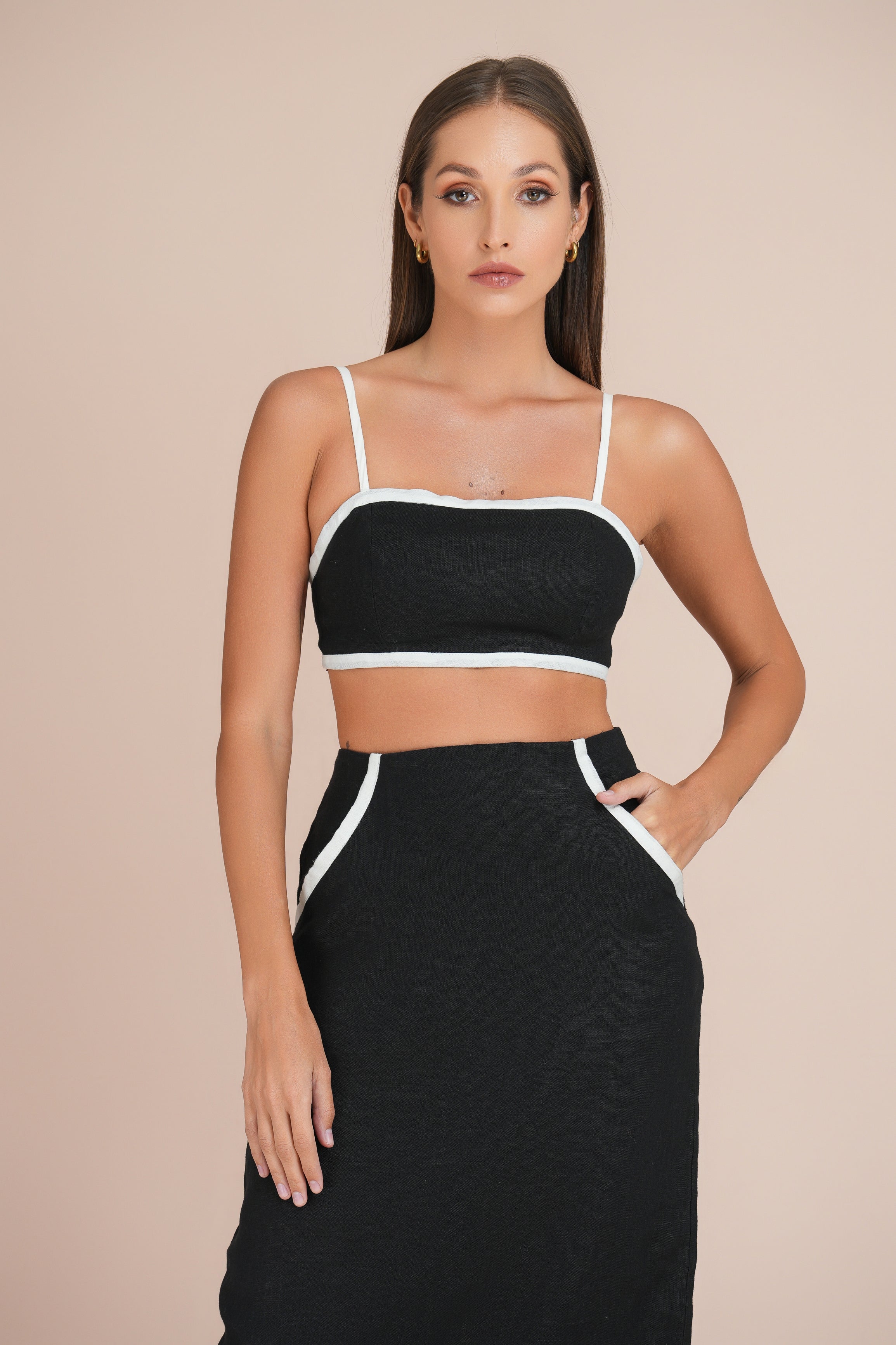 Ellie linen two piece set