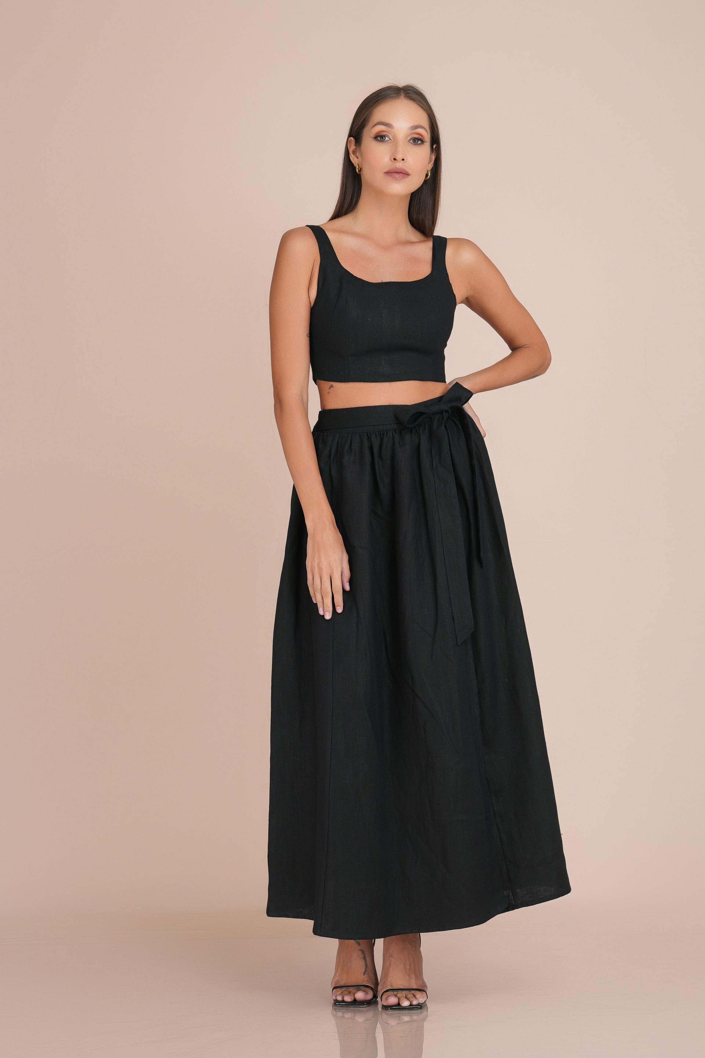 Aurora linen two piece set