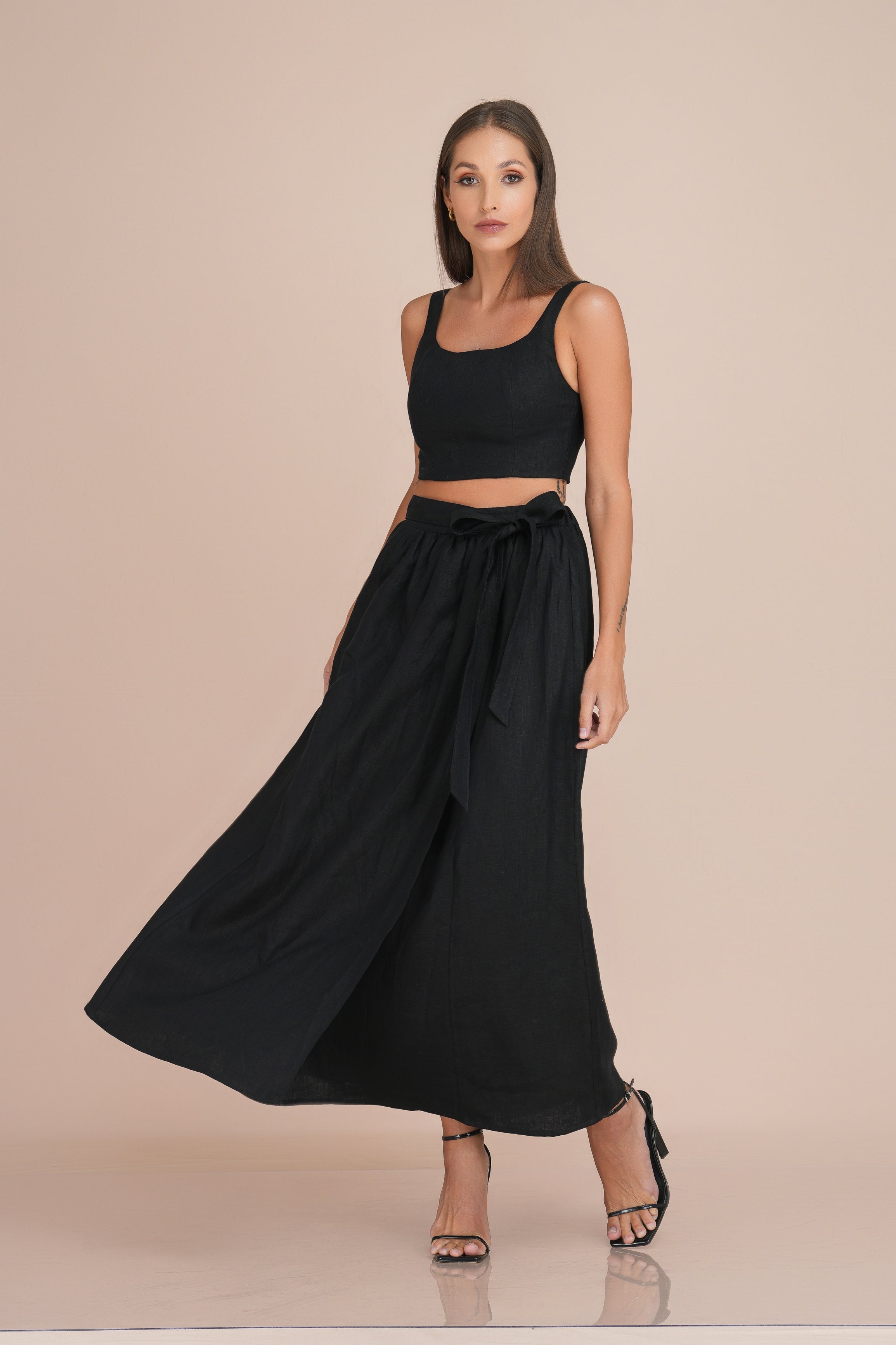 Aurora linen two piece set