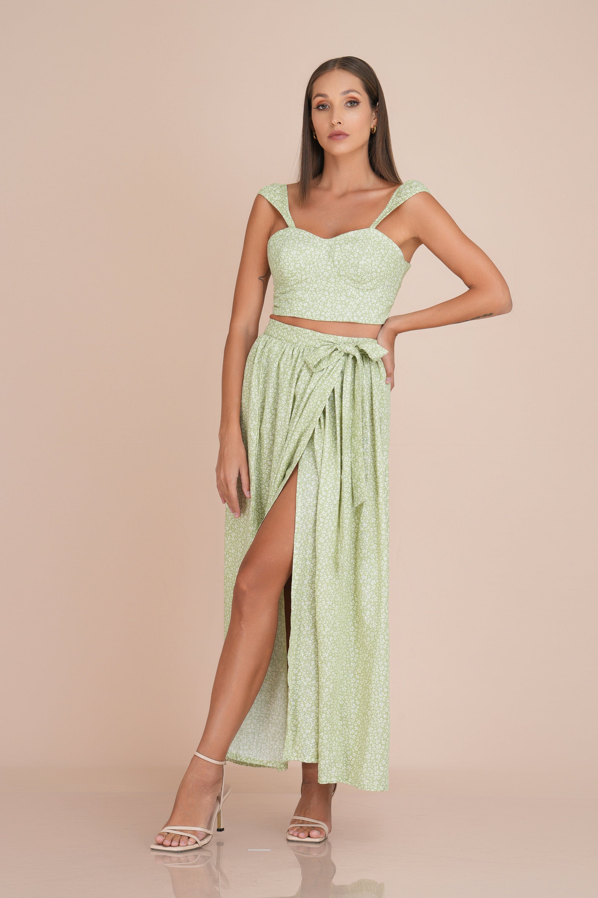 carla linen two piece set