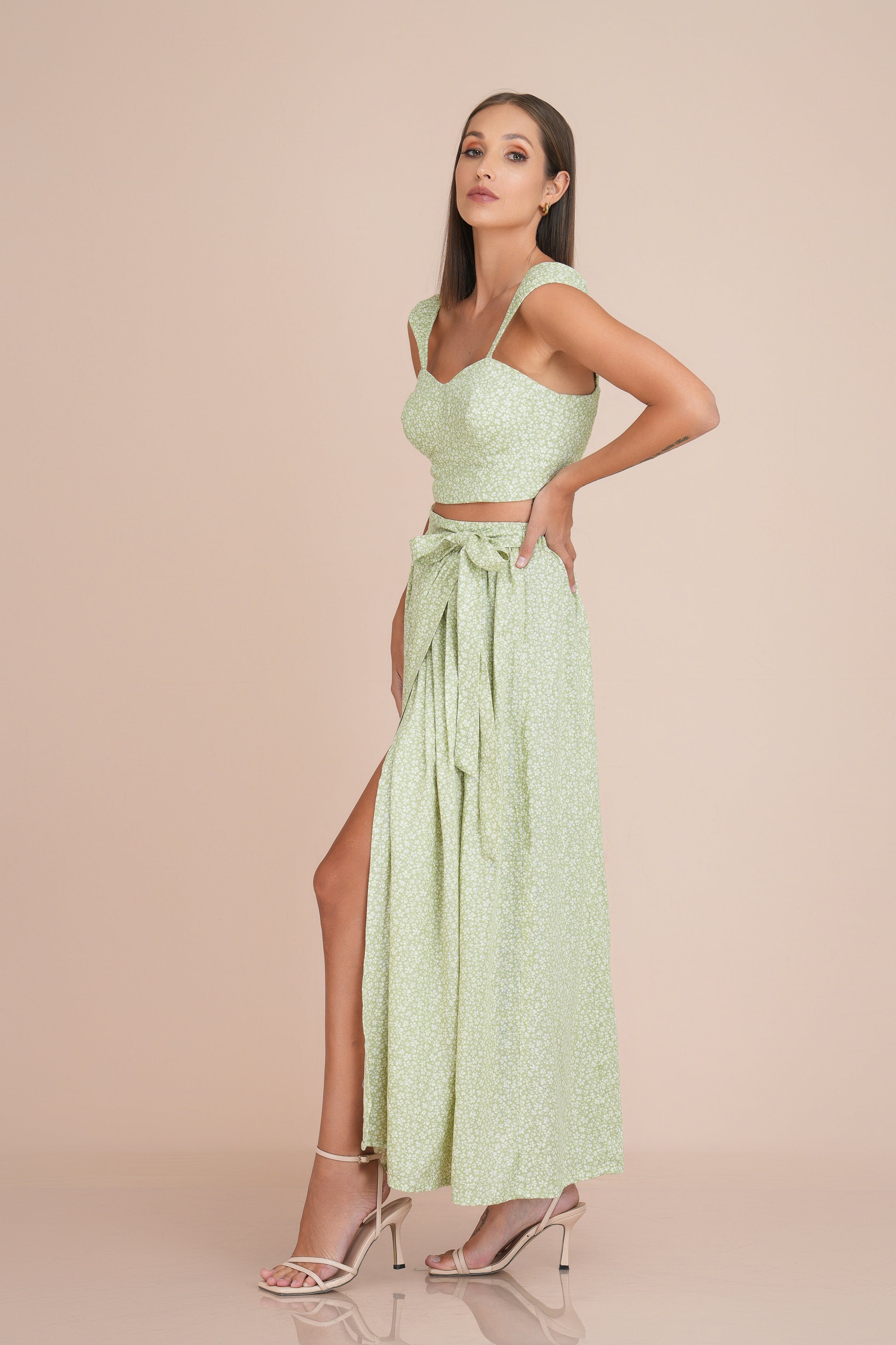 carla linen two piece set