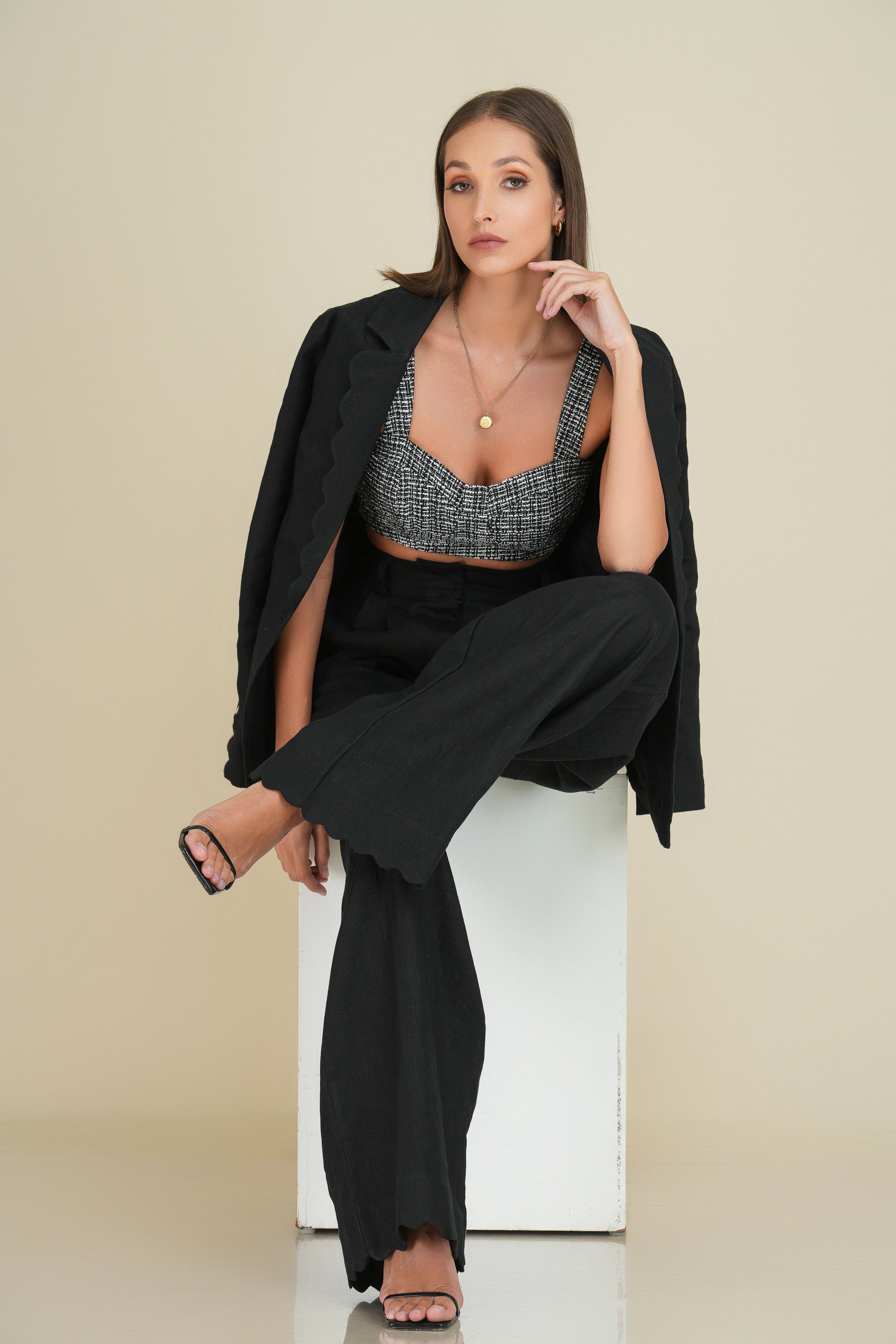 carla linen two piece set – Ysanne